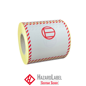 Shipping Label Excepted Quantities, 100x100 mm, Paper Label